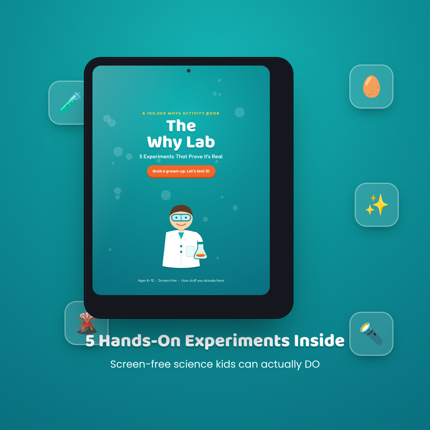 The Why Lab: Turn "Why?" Into "I Proved It!" — Printable Kids' Activity Ebook